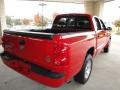 2008 Flame Red Dodge Dakota SLT Crew Cab  photo #6