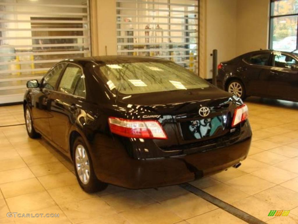 2007 Camry Hybrid - Black / Bisque photo #5
