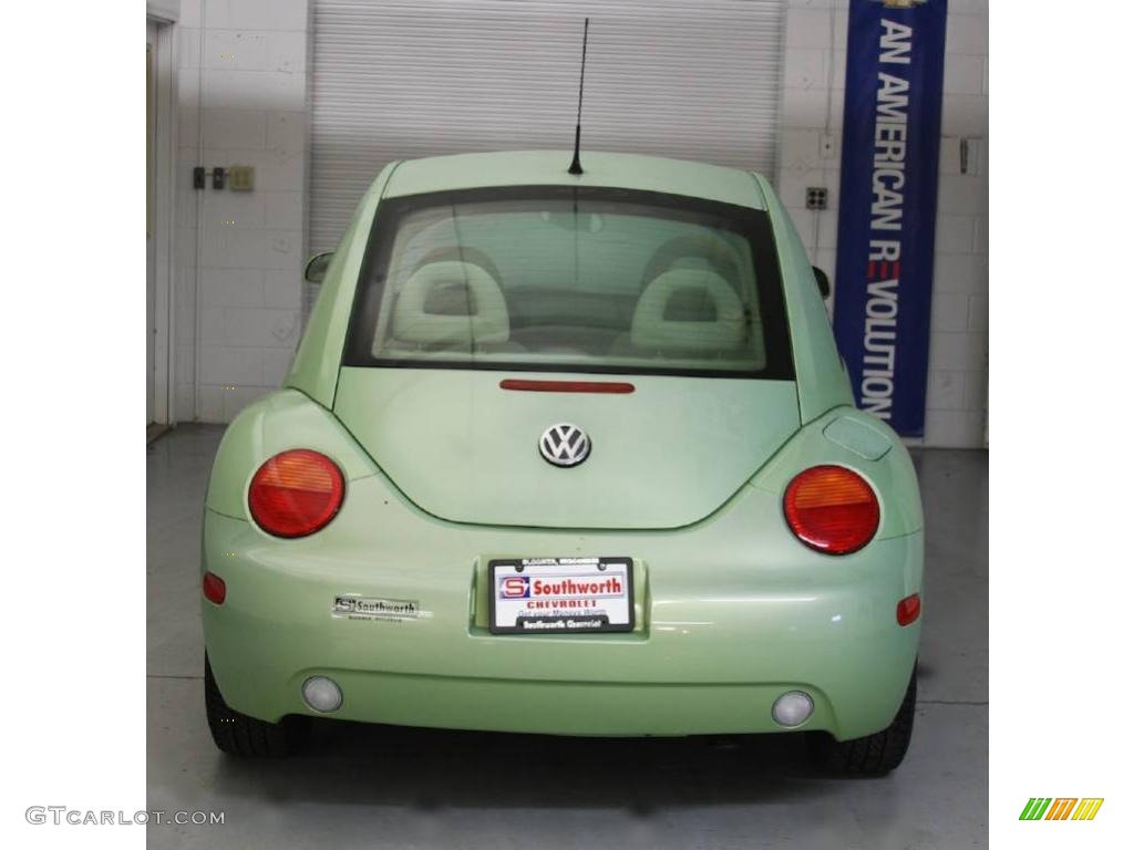 2000 New Beetle GLS Coupe - Green / Cream photo #3