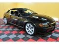 Jet Black - 6 Series 645i Convertible Photo No. 3