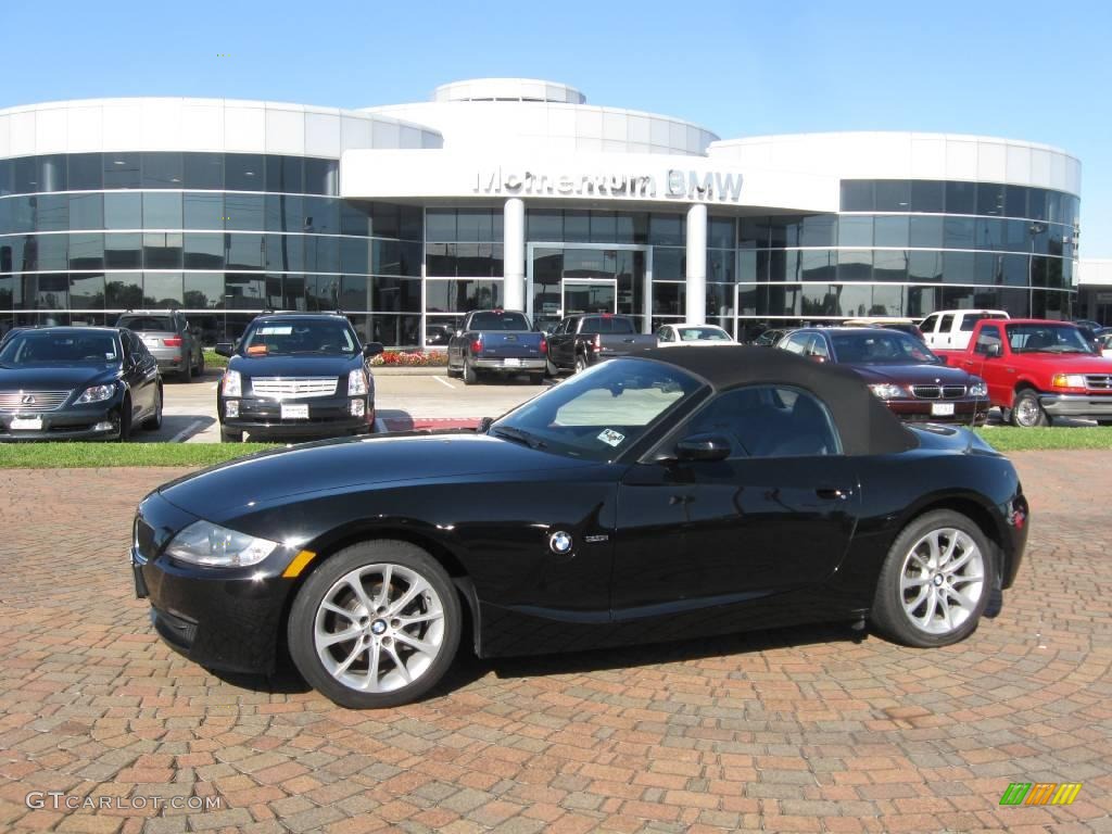 2006 Z4 3.0i Roadster - Jet Black / Black photo #1