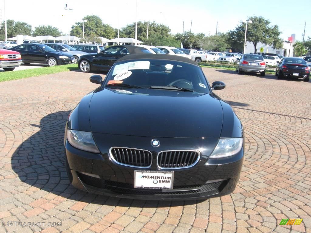 2006 Z4 3.0i Roadster - Jet Black / Black photo #2