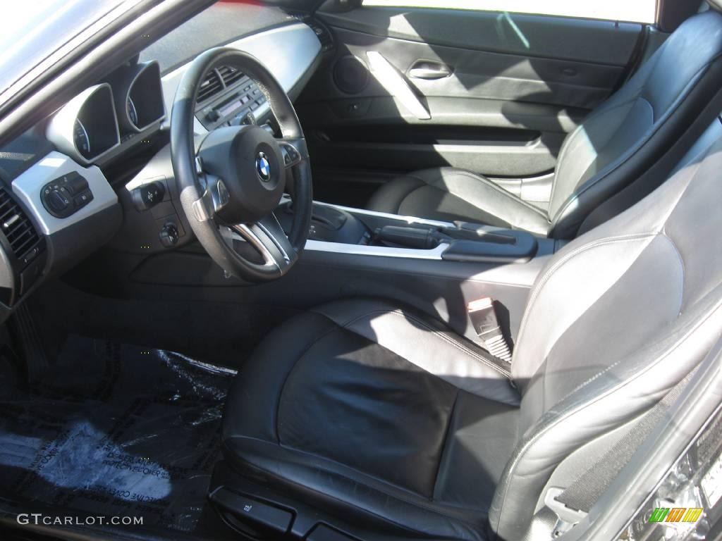 2006 Z4 3.0i Roadster - Jet Black / Black photo #11
