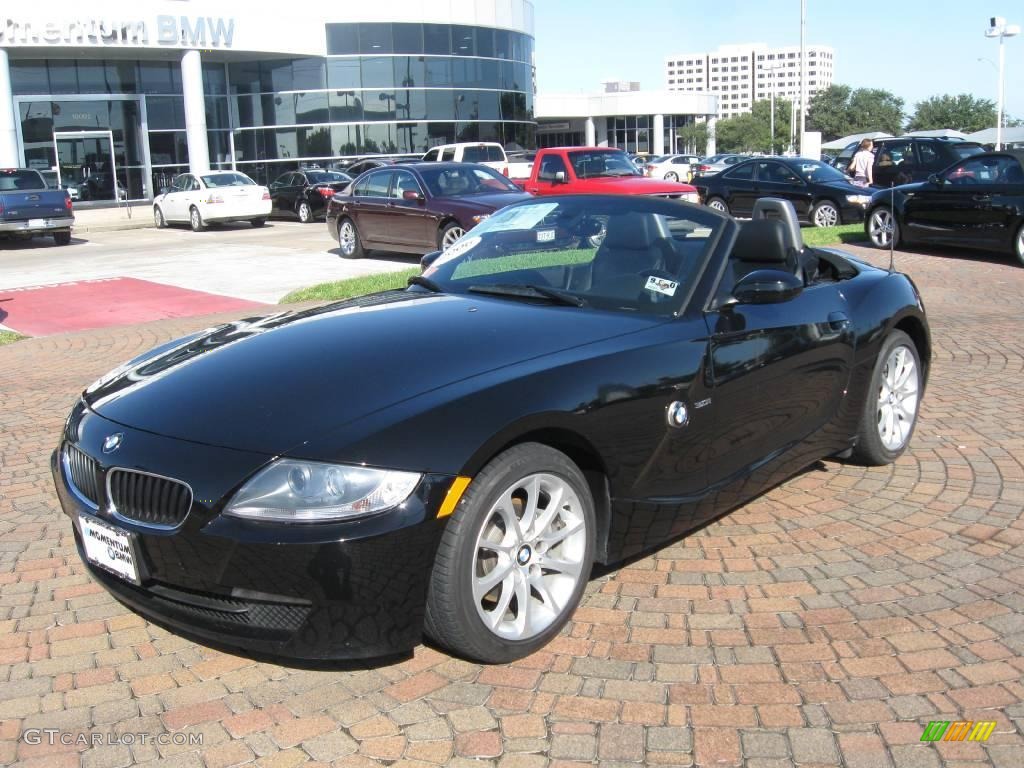 2006 Z4 3.0i Roadster - Jet Black / Black photo #14