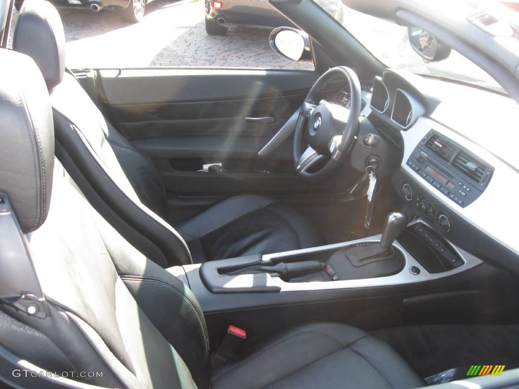 2006 Z4 3.0i Roadster - Jet Black / Black photo #16