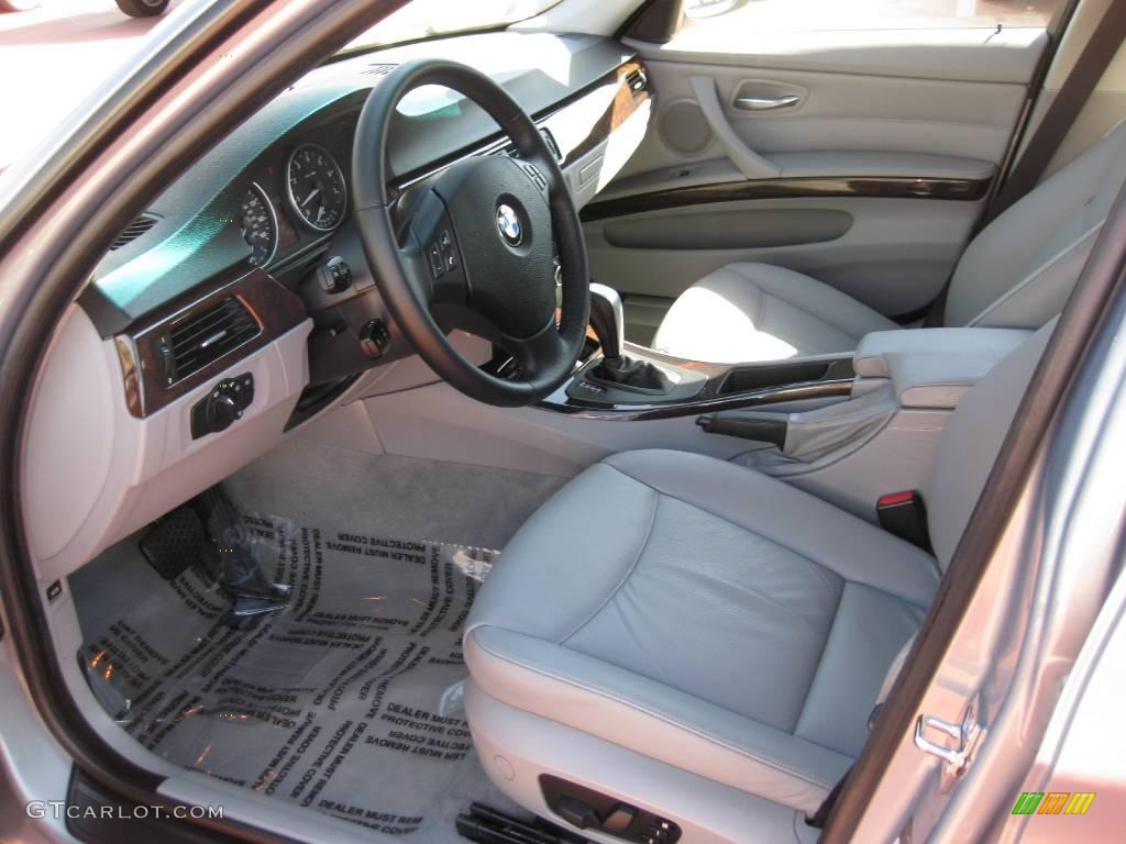 2007 3 Series 328i Sedan - Arctic Metallic / Grey Dakota Leather photo #10