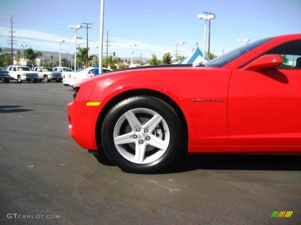 2010 Camaro LT Coupe - Victory Red / Black photo #4