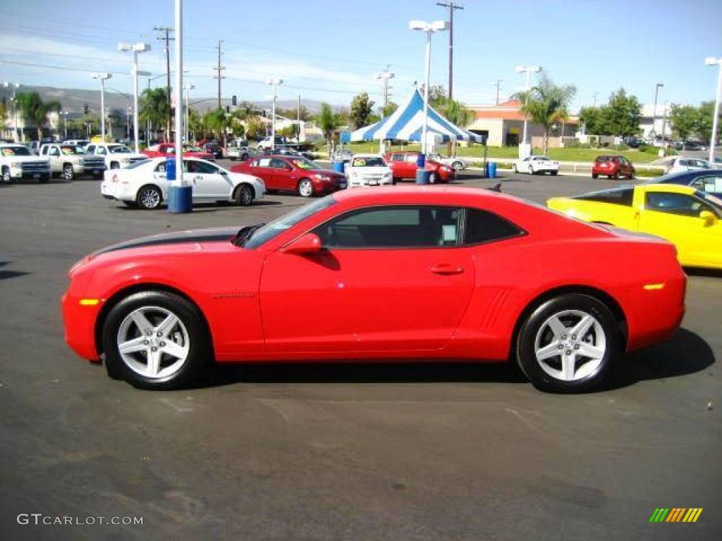 2010 Camaro LT Coupe - Victory Red / Black photo #5