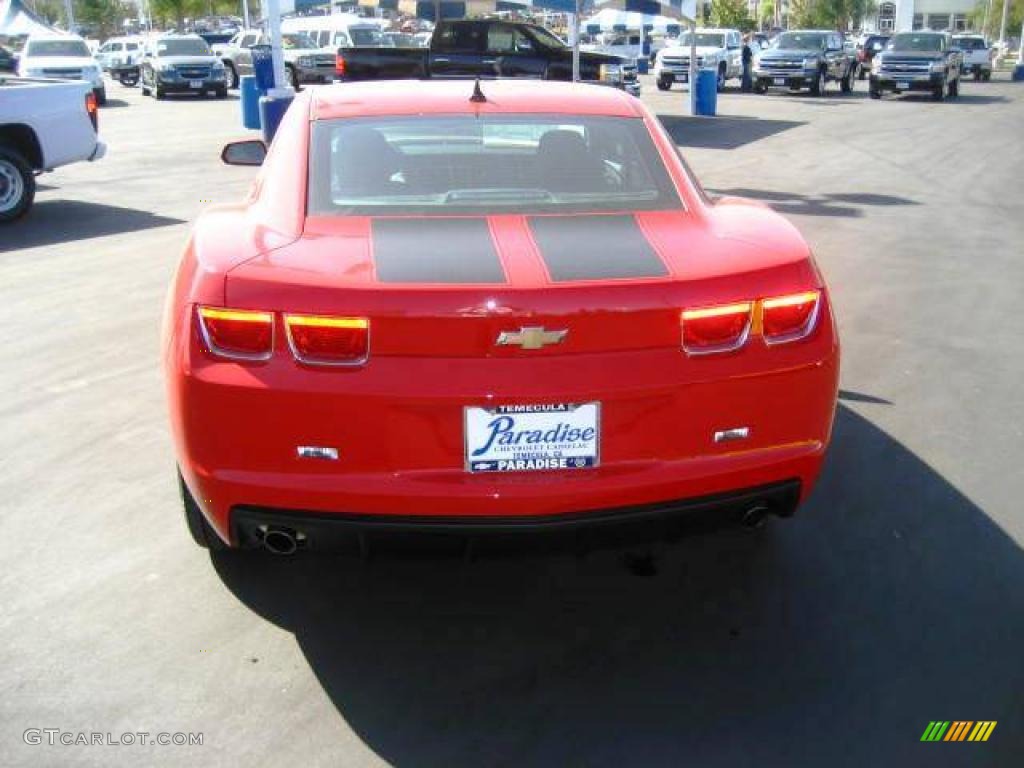 2010 Camaro LT Coupe - Victory Red / Black photo #8