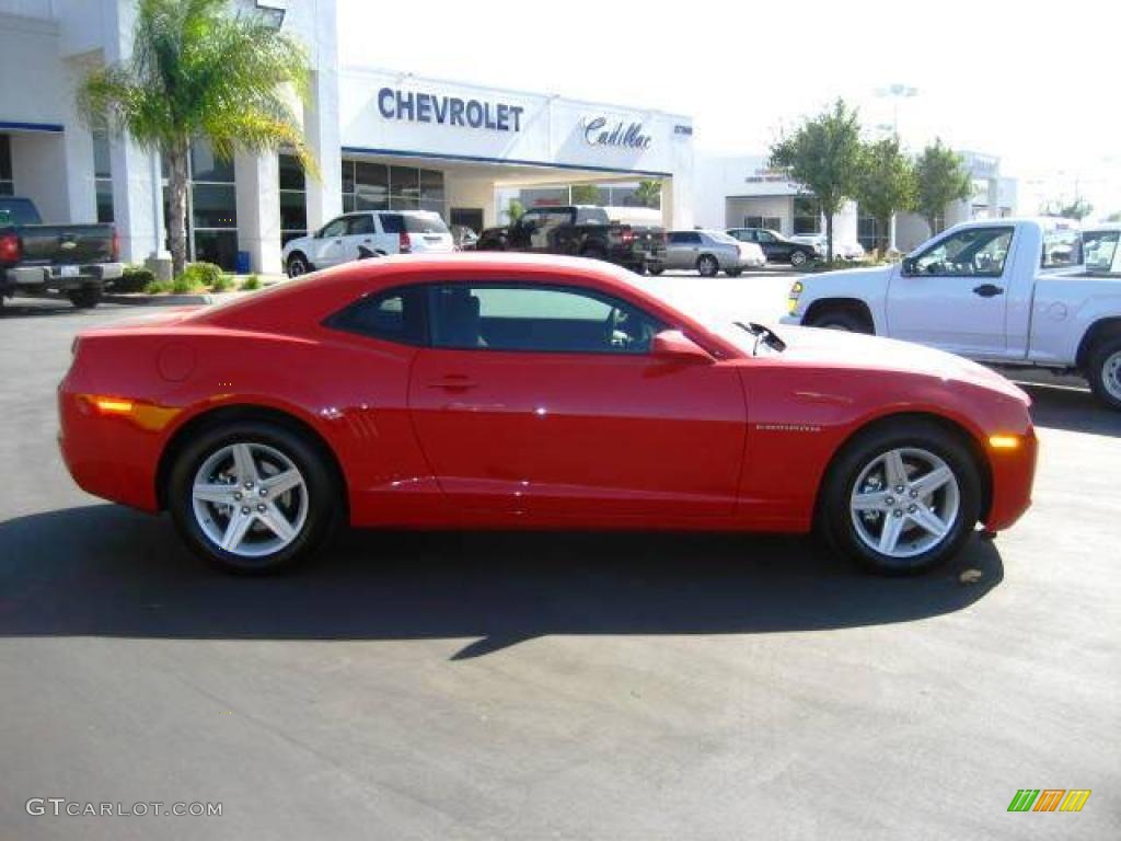 2010 Camaro LT Coupe - Victory Red / Black photo #10