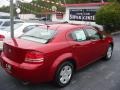 2008 Inferno Red Crystal Pearl Dodge Avenger SE  photo #2