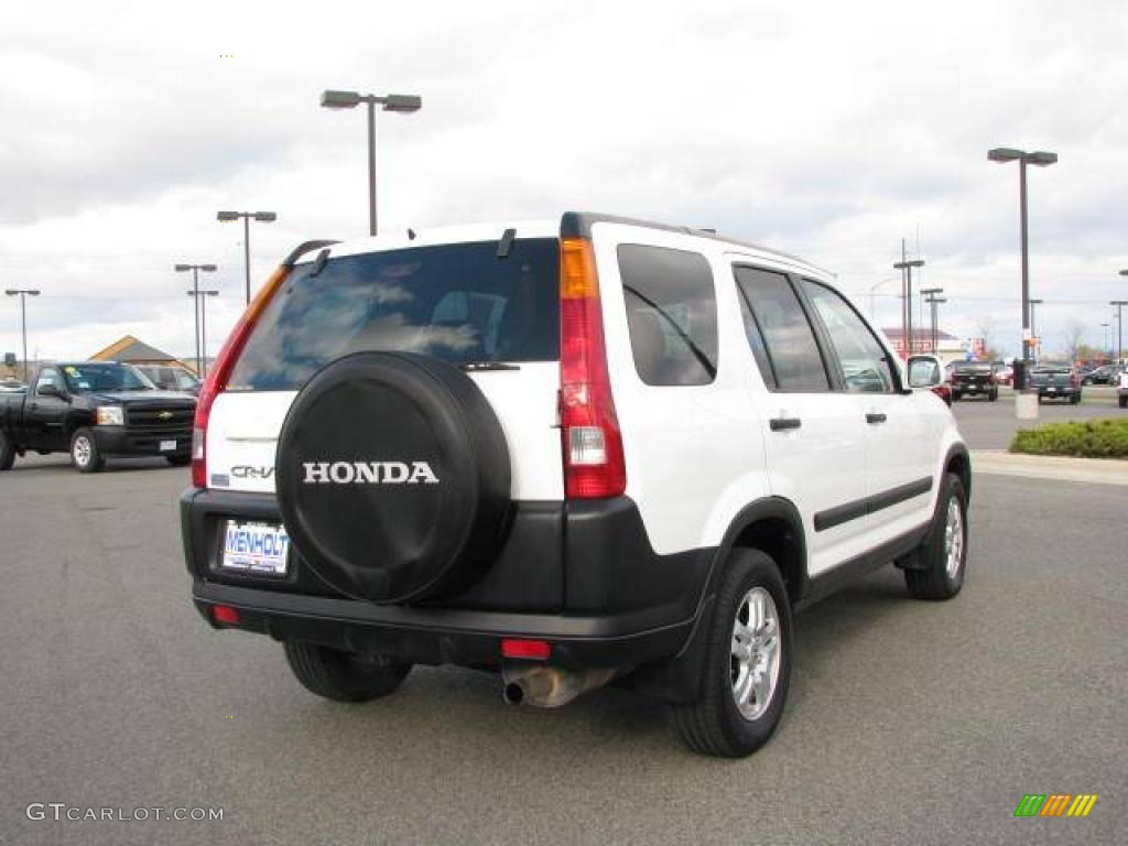 2002 CR-V EX 4WD - Taffeta White / Saddle photo #5