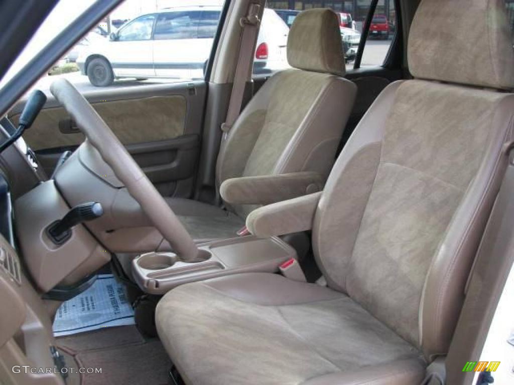 2002 CR-V EX 4WD - Taffeta White / Saddle photo #9