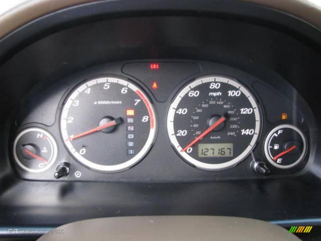 2002 CR-V EX 4WD - Taffeta White / Saddle photo #13