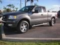 2005 Dark Shadow Grey Metallic Ford F150 FX4 SuperCab 4x4  photo #1