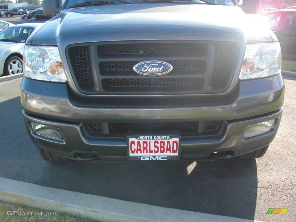 2005 F150 FX4 SuperCab 4x4 - Dark Shadow Grey Metallic / Black photo #12