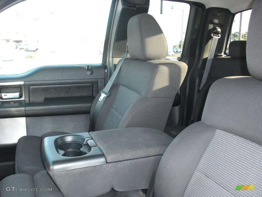 2005 F150 FX4 SuperCab 4x4 - Dark Shadow Grey Metallic / Black photo #35