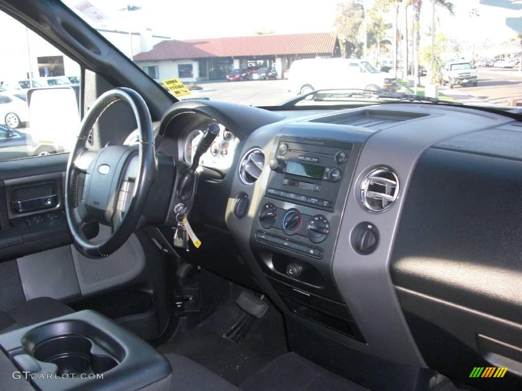 2005 F150 FX4 SuperCab 4x4 - Dark Shadow Grey Metallic / Black photo #40