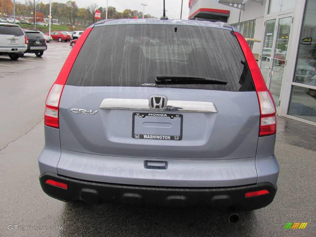 2007 CR-V EX-L 4WD - Glacier Blue Metallic / Gray photo #5