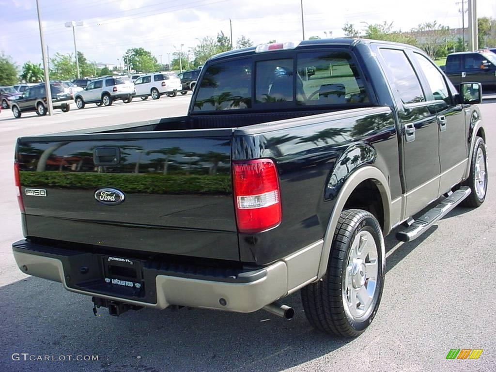 2006 F150 Lariat SuperCrew - Black / Tan photo #3