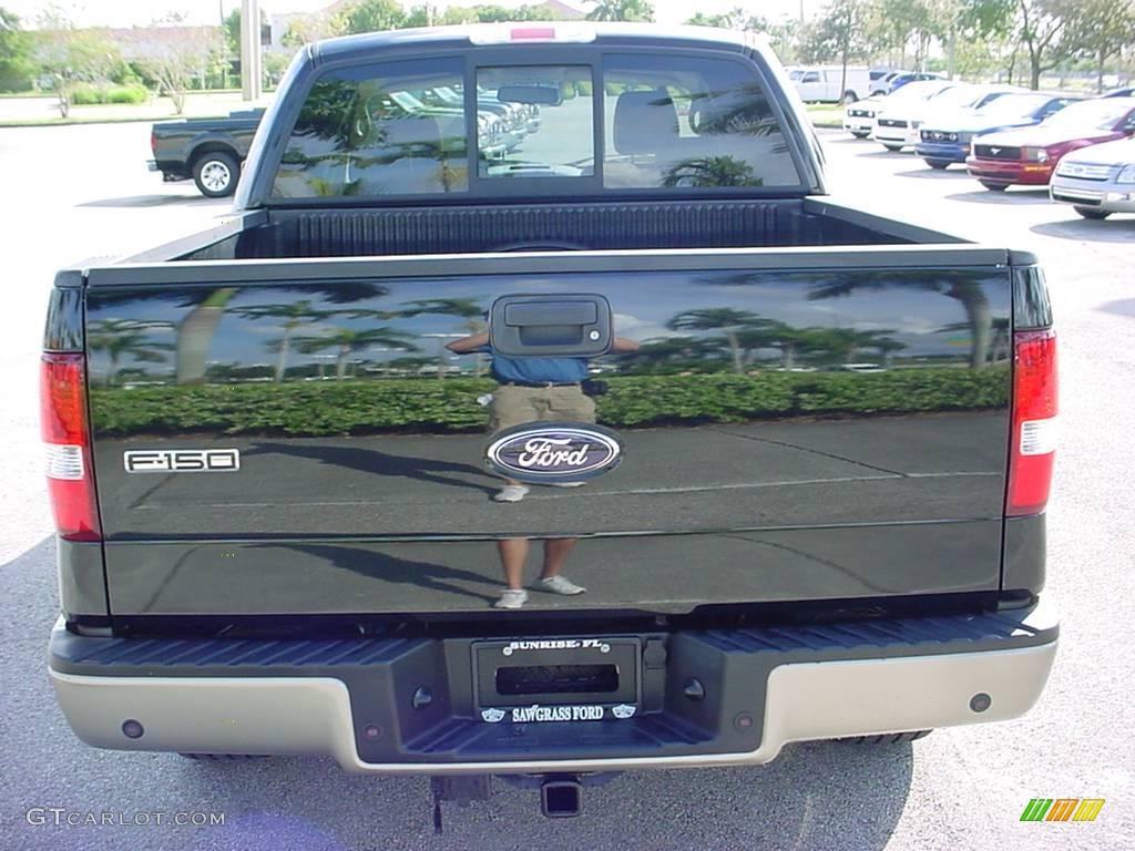 2006 F150 Lariat SuperCrew - Black / Tan photo #4