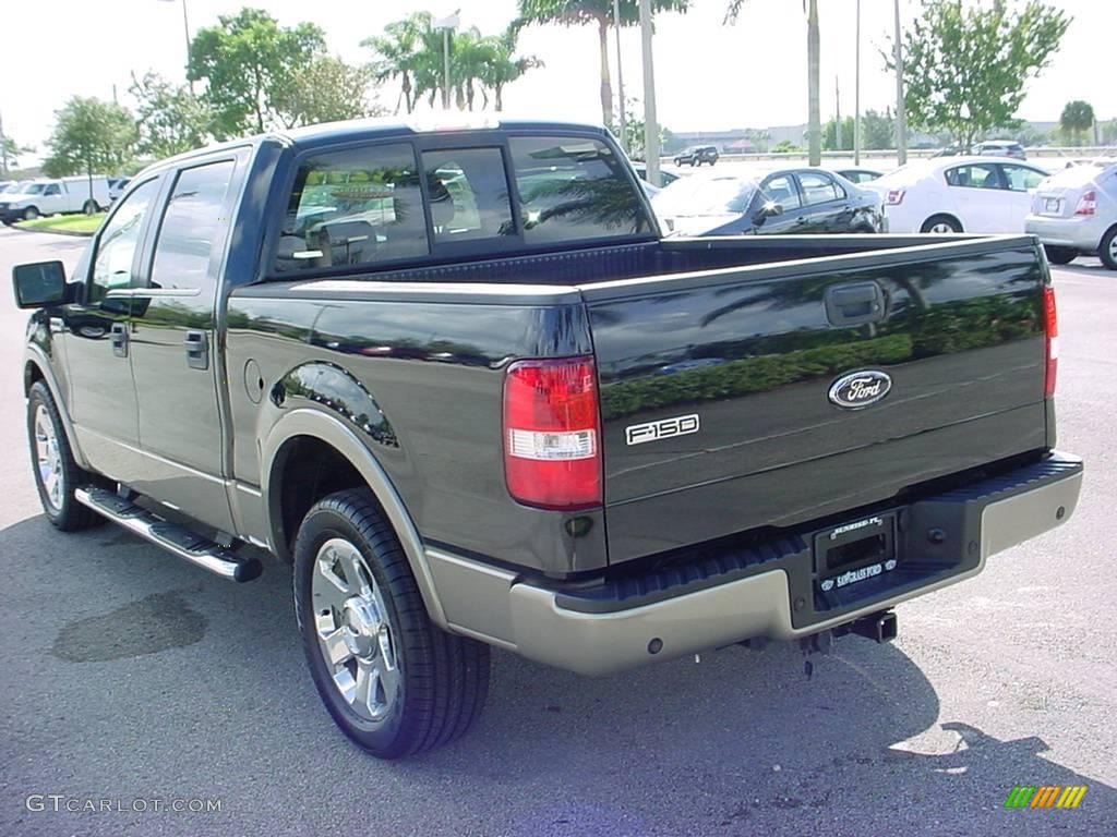 2006 F150 Lariat SuperCrew - Black / Tan photo #6