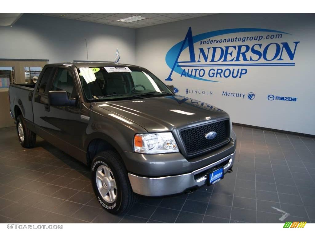 2006 F150 XLT SuperCab 4x4 - Dark Shadow Grey Metallic / Medium/Dark Flint photo #1