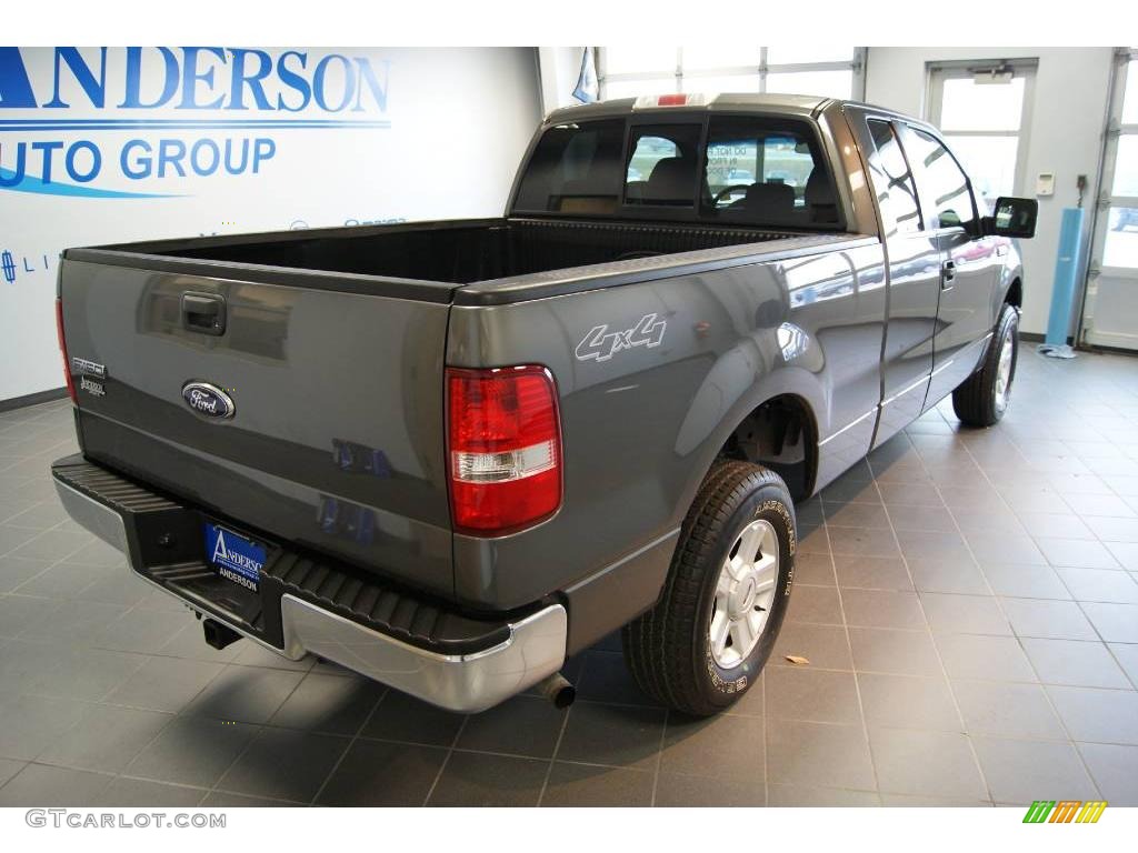 2006 F150 XLT SuperCab 4x4 - Dark Shadow Grey Metallic / Medium/Dark Flint photo #2