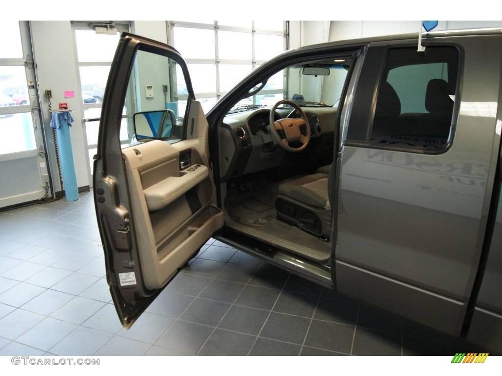 2006 F150 XLT SuperCab 4x4 - Dark Shadow Grey Metallic / Medium/Dark Flint photo #18