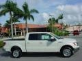 2009 White Sand Tri Coat Metallic Ford F150 Lariat SuperCrew  photo #2