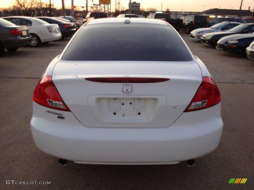 2006 Accord EX V6 Coupe - Taffeta White / Ivory photo #5
