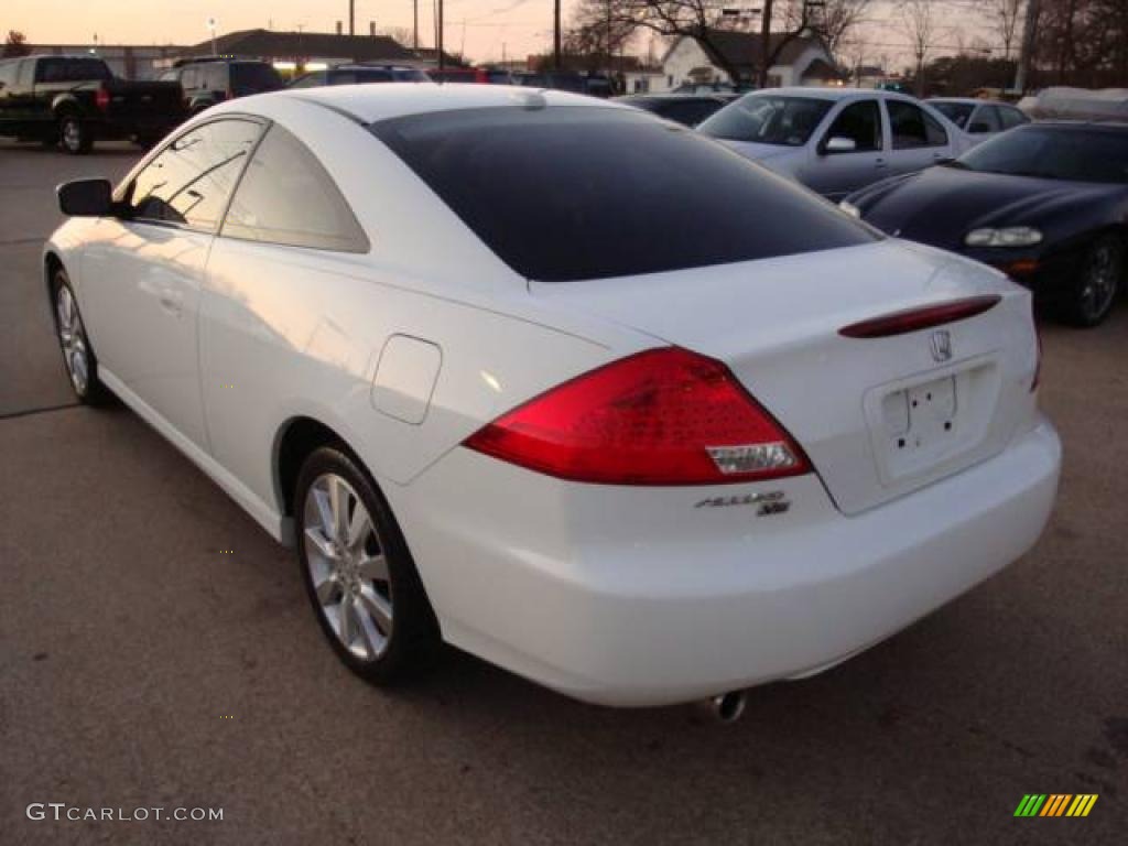 2006 Accord EX V6 Coupe - Taffeta White / Ivory photo #6