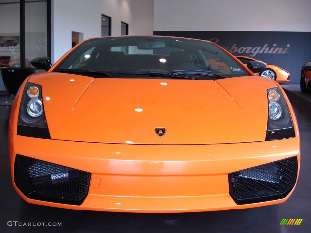 2008 Gallardo Superleggera - Arancio Borealis (Orange) / Nero Superleggera photo #3