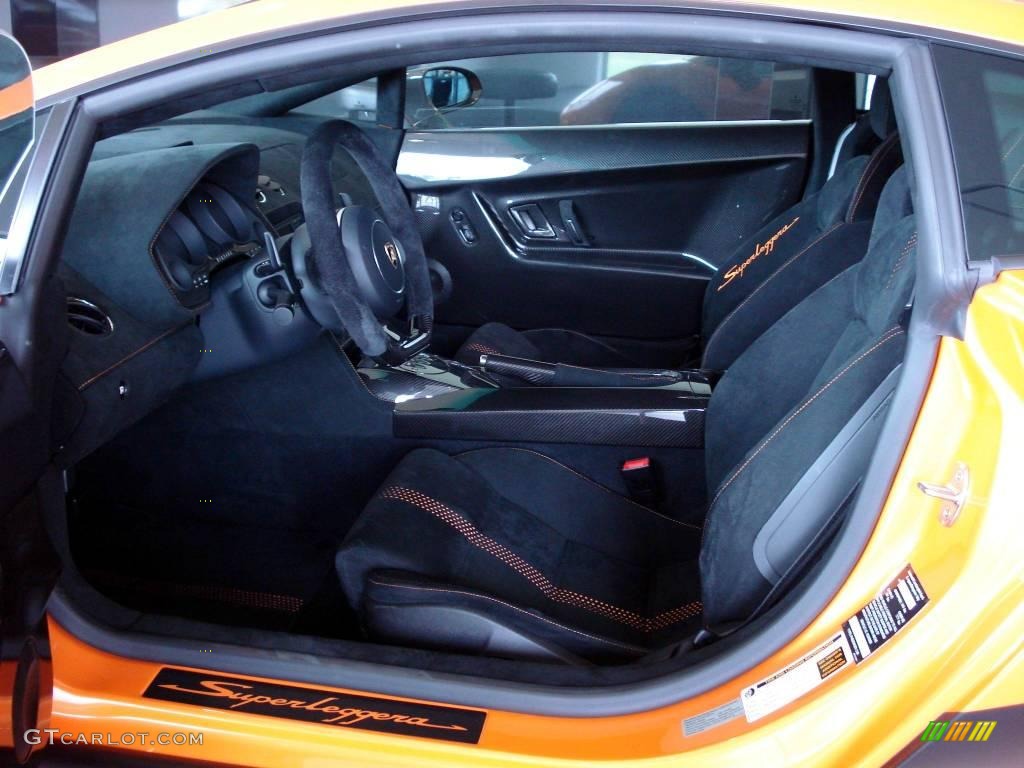 Nero Superleggera Interior 2008 Lamborghini Gallardo Superleggera Photo #2064945