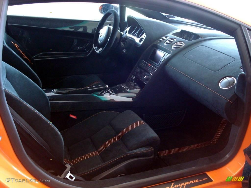 Nero Superleggera Interior 2008 Lamborghini Gallardo Superleggera Photo #2064960