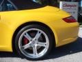 2008 Speed Yellow Porsche 911 Carrera S Cabriolet  photo #10
