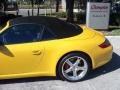 2008 Speed Yellow Porsche 911 Carrera S Cabriolet  photo #11