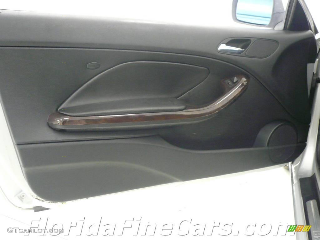 2001 3 Series 325i Convertible - Titanium Silver Metallic / Black photo #12
