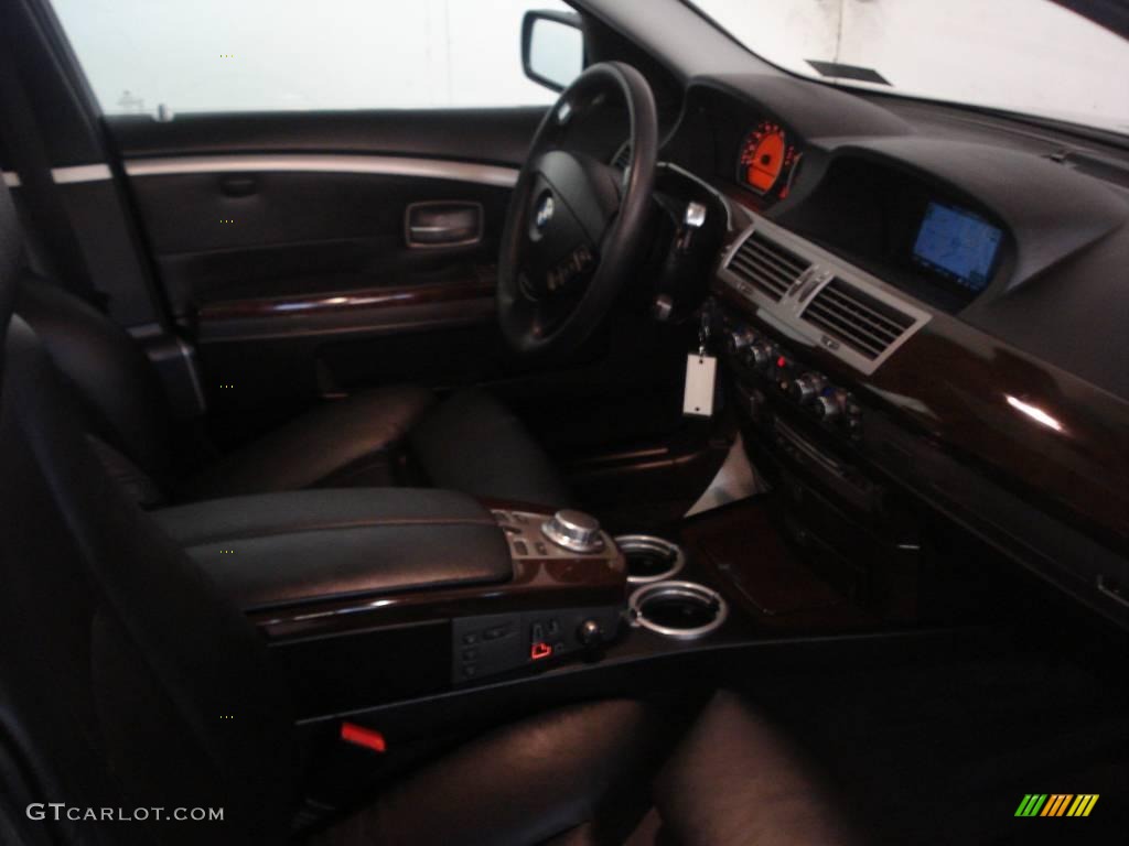 2007 7 Series 750i Sedan - Sterling Grey Metallic / Black photo #2