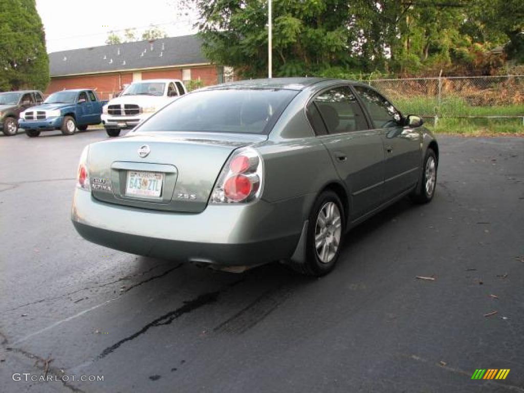 2005 Altima 2.5 S - Mystic Emerald Green / Blond photo #5