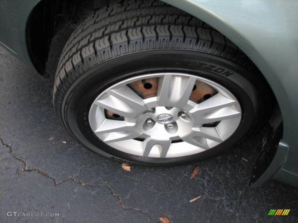 2005 Altima 2.5 S - Mystic Emerald Green / Blond photo #13