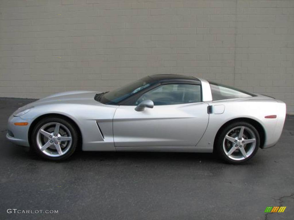 2006 Corvette Coupe - Machine Silver Metallic / Ebony Black photo #1