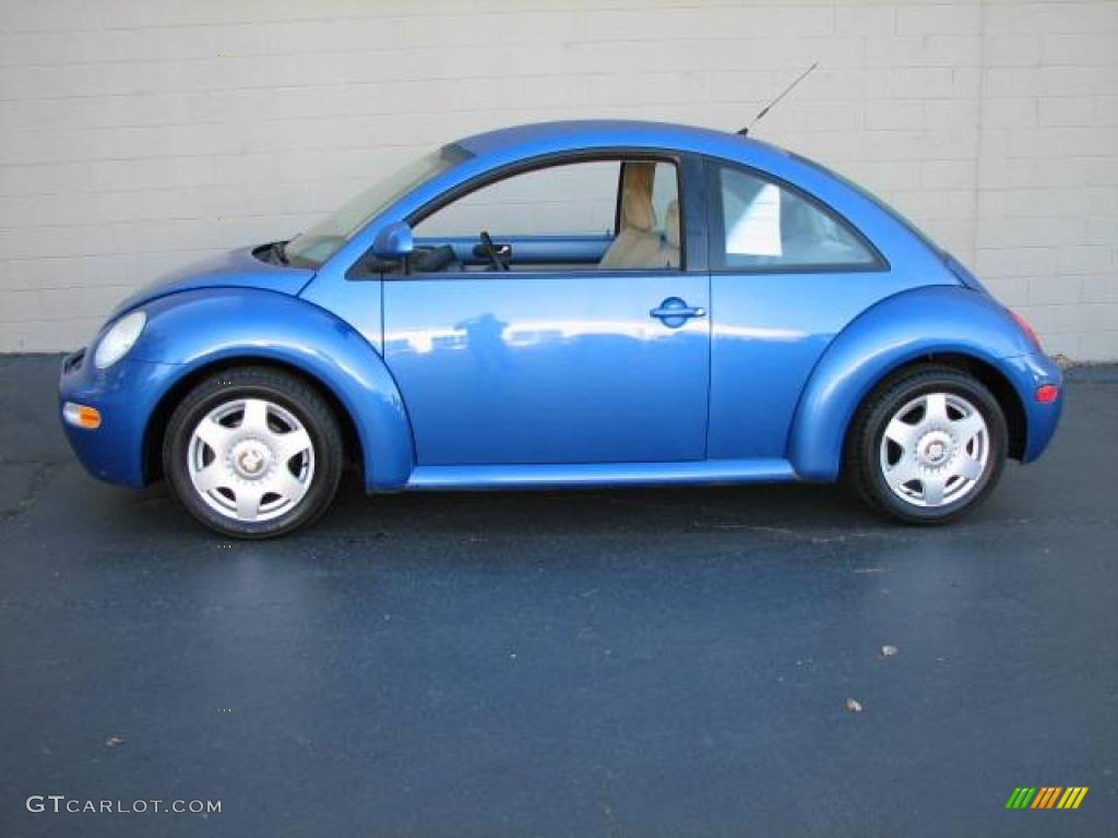 Techno Blue Metallic Volkswagen New Beetle