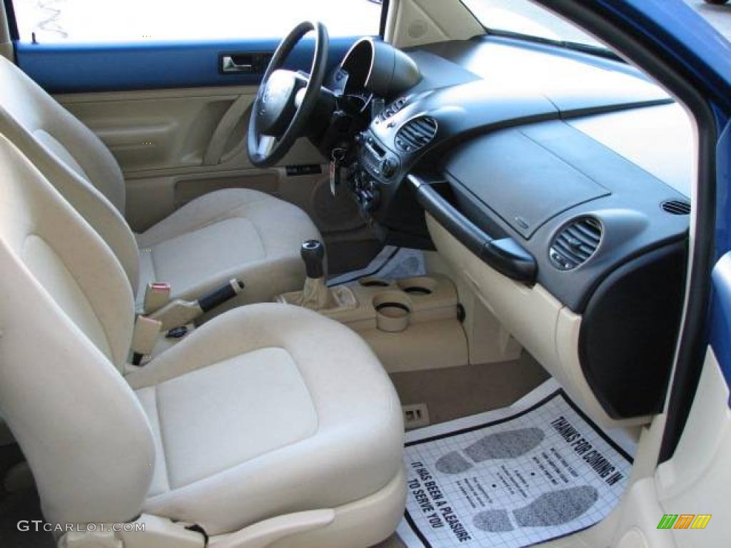 1998 New Beetle 2.0 Coupe - Techno Blue Metallic / Beige photo #7