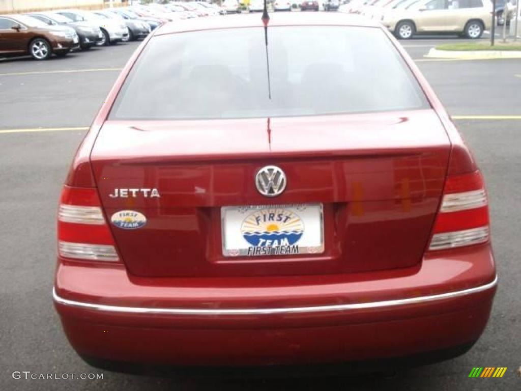2004 Jetta GLS Sedan - Spice Red Metallic / Black photo #4