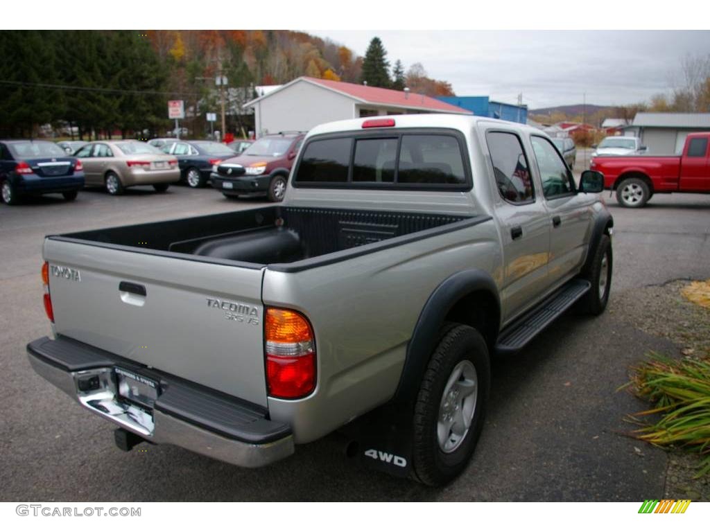 2004 Tacoma V6 Double Cab 4x4 - Lunar Mist Metallic / Charcoal photo #12