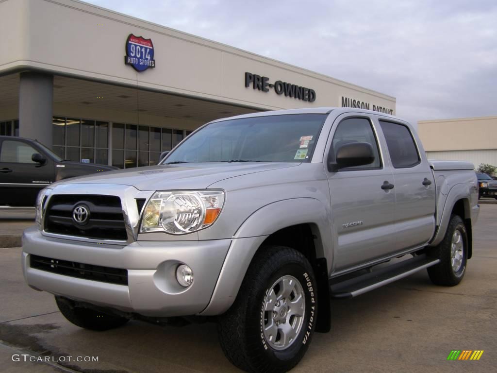 2007 Tacoma V6 SR5 PreRunner Double Cab - Silver Streak Mica / Graphite Gray photo #1