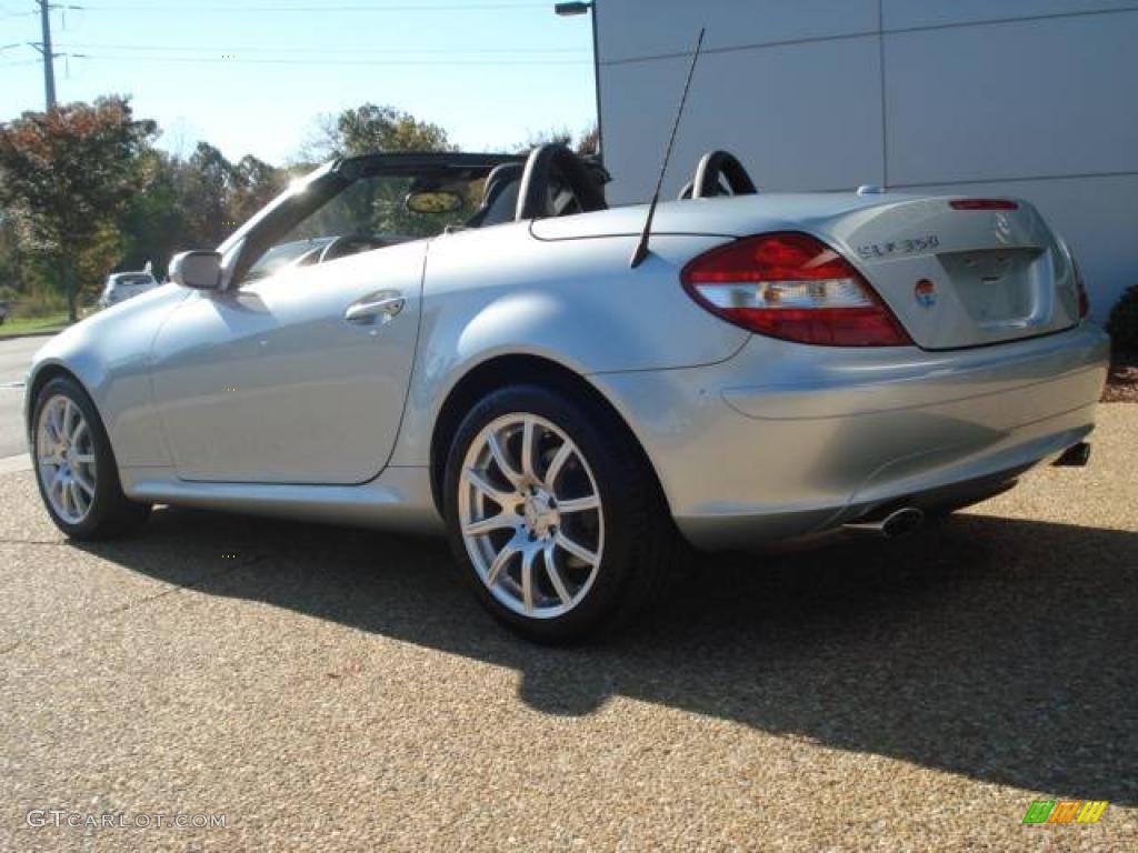 2007 SLK 350 Roadster - Iridium Silver Metallic / Black photo #4