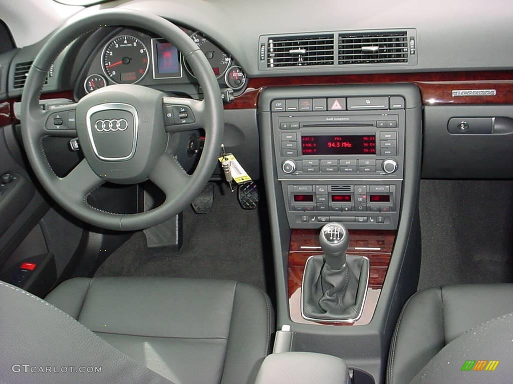 2008 A4 3.2 Quattro S-Line Sedan - Dolphin Grey Metallic / Black photo #13