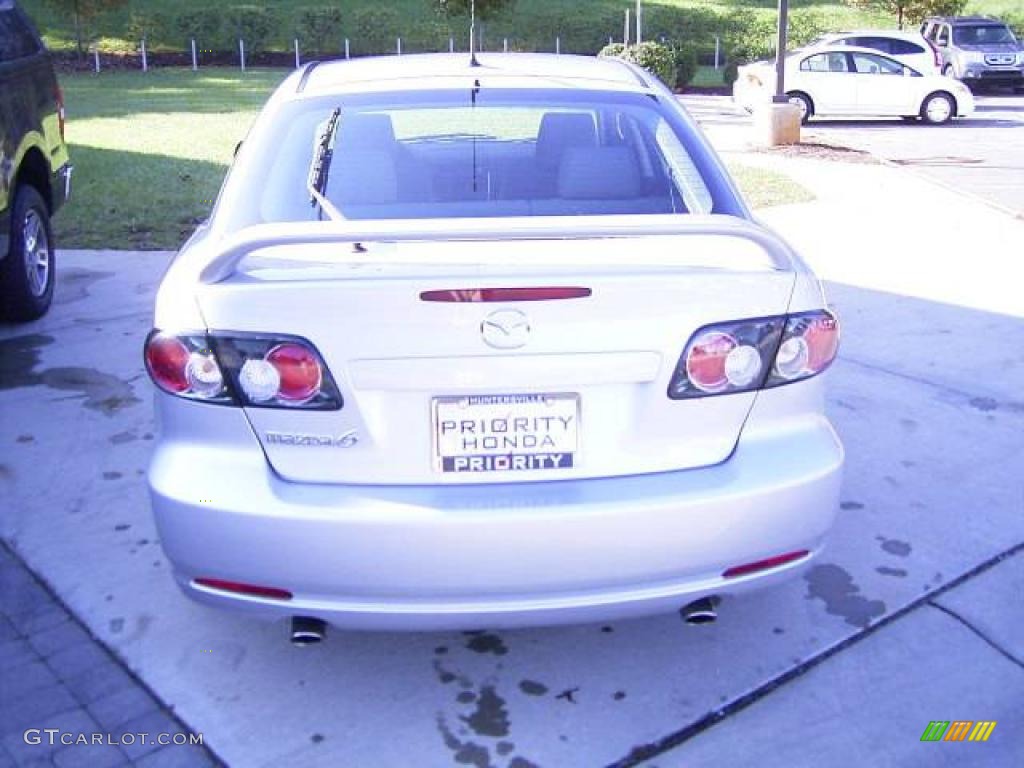 2008 MAZDA6 i Sport Hatchback - Silver Metallic / Gray photo #3